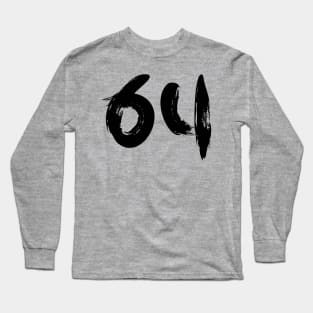 Number 64 Long Sleeve T-Shirt